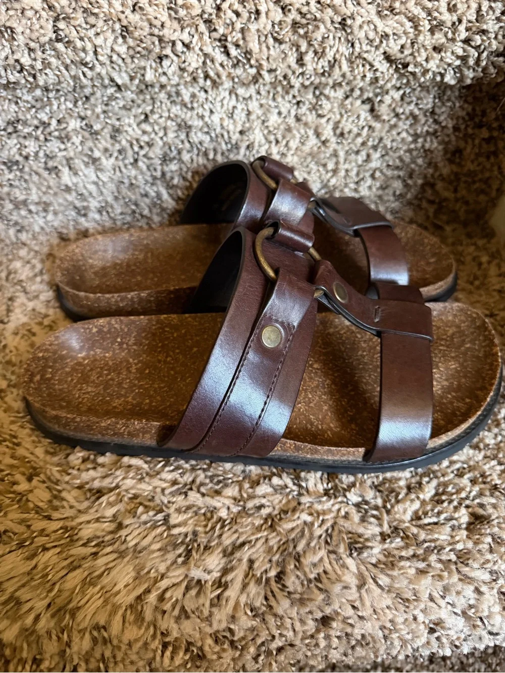 Saint Laurent Leather Sandals